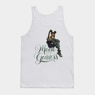 Grungy Moon Goddess Tank Top